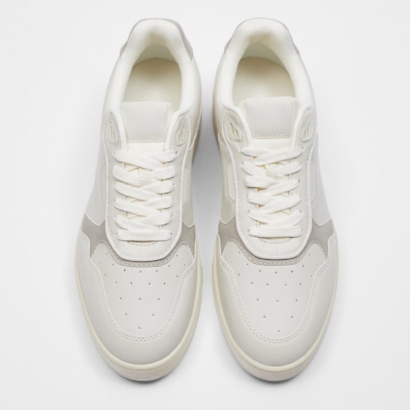 NWT - Zara Men's Retro Trainers, Beige - Size 11 - Picture 2 of 12